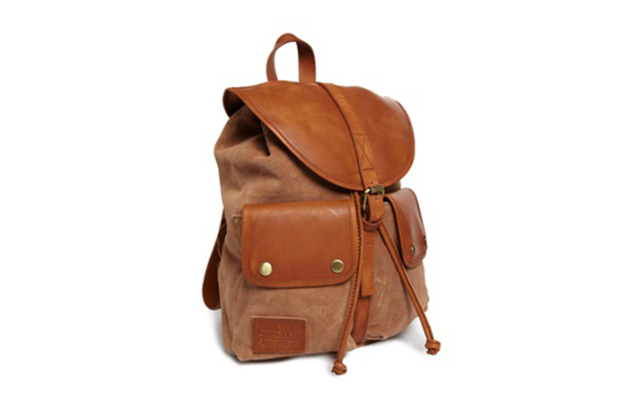 Jack Wills leather backpack - £75